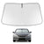 Proadsy 2025 Upgrade Windshield Sun Shade Custom Fit 2008-2012 Honda Accord Foldable Front Sunshade Protector Sun Visor Blocks UV Rays Keep Car Cooler