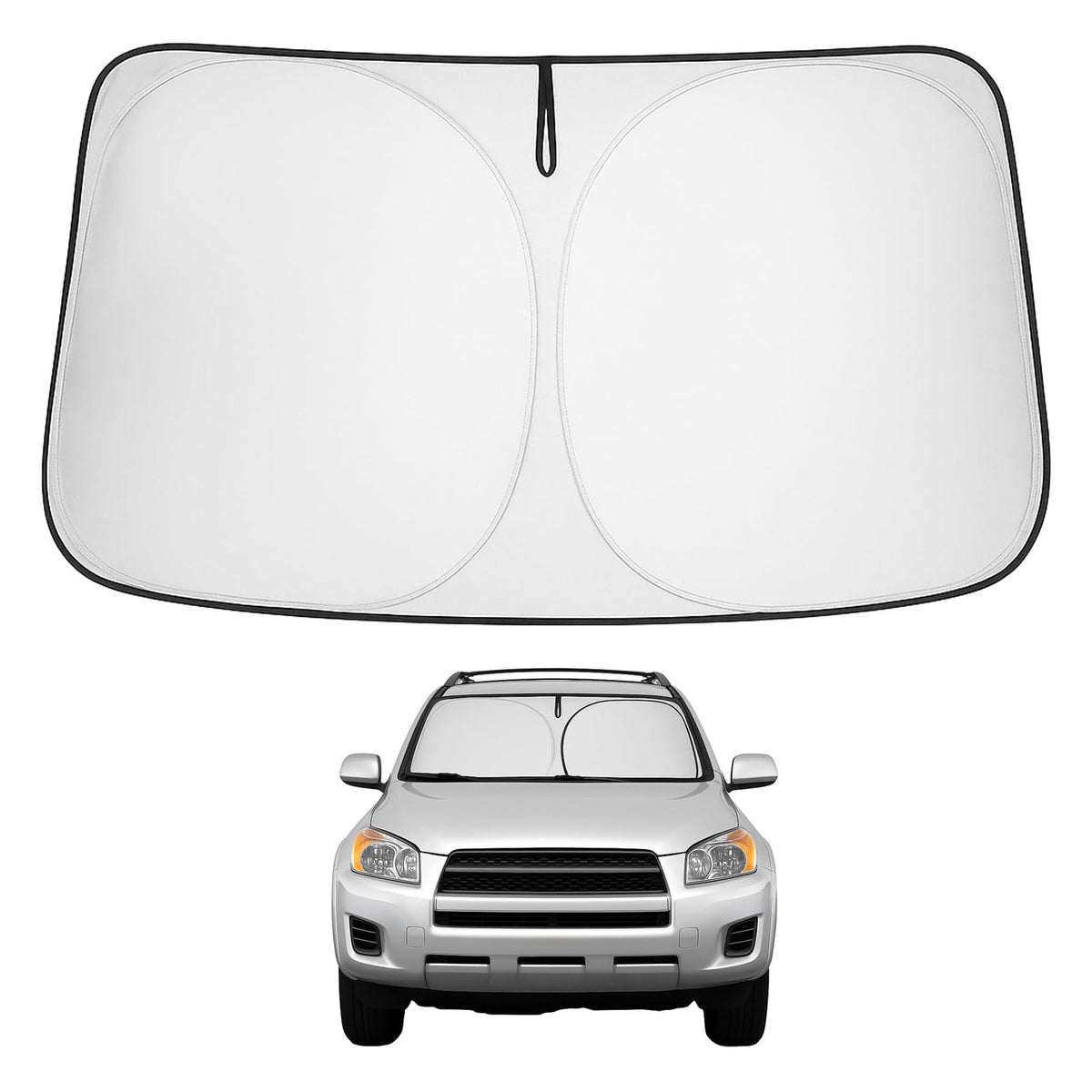 2006-2012 Toyota RAV4 custom-fit windshield sunshade