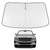 Proadsy 2025 Upgrade Windshield Sun Shade Custom Fit 2021-2023 2024 2025 Genesis GV80 Foldable Front Sunshade Protector Sun Visor Blocks UV Rays Keep Car Cooler
