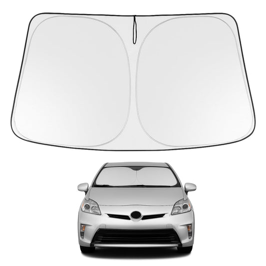 Proadsy 2025 Upgrade Windshield Sun Shade Custom Fit 2010-2015 Toyota Prius Foldable Front Sunshade Protector Sun Visor Blocks UV Rays Keep Car Cooler
