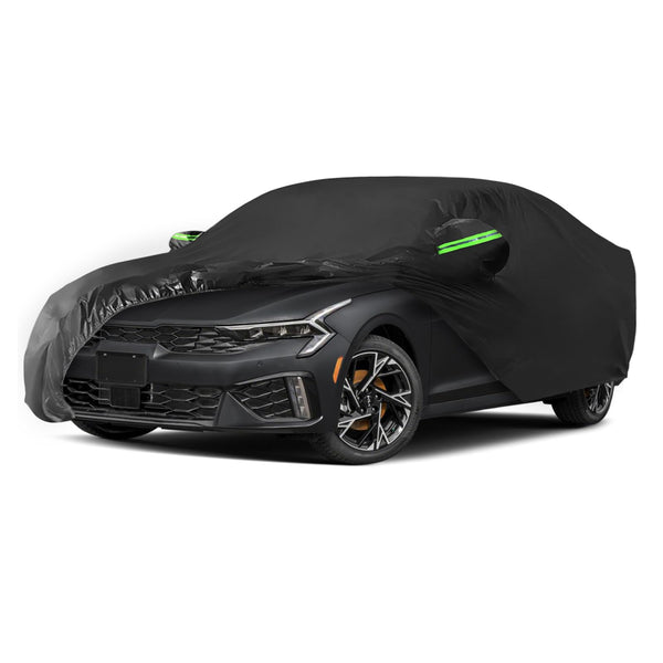 Proadsy Car Cover Custom Fit for 2021-2025 2026 Kia K5, Waterproof All Weather for Automobiles, Full Exterior Cover Rain Snow Sun Protector Indoor Outdoor Car Cover
