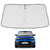 Proadsy 2025 Upgrade Windshield Sun Shade Custom Fit Kia Soul 2014-2019 4-Layer Foldable Front Sunshade Protector Sun Visor Blocks UV Rays Keep Car Cooler Accessories