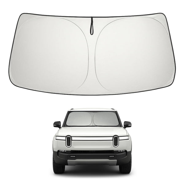 Proadsy 2025 Upgrade Windshield Sun Shade Custom Fit 2015-2023 2024 2025 Mercedes-Benz S-Class Foldable Front Sunshade Protector Sun Visor Blocks UV Rays Keep Car Cooler