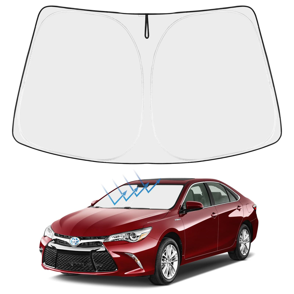 2013-2017 Toyota Camry custom-fit windshield sunshade