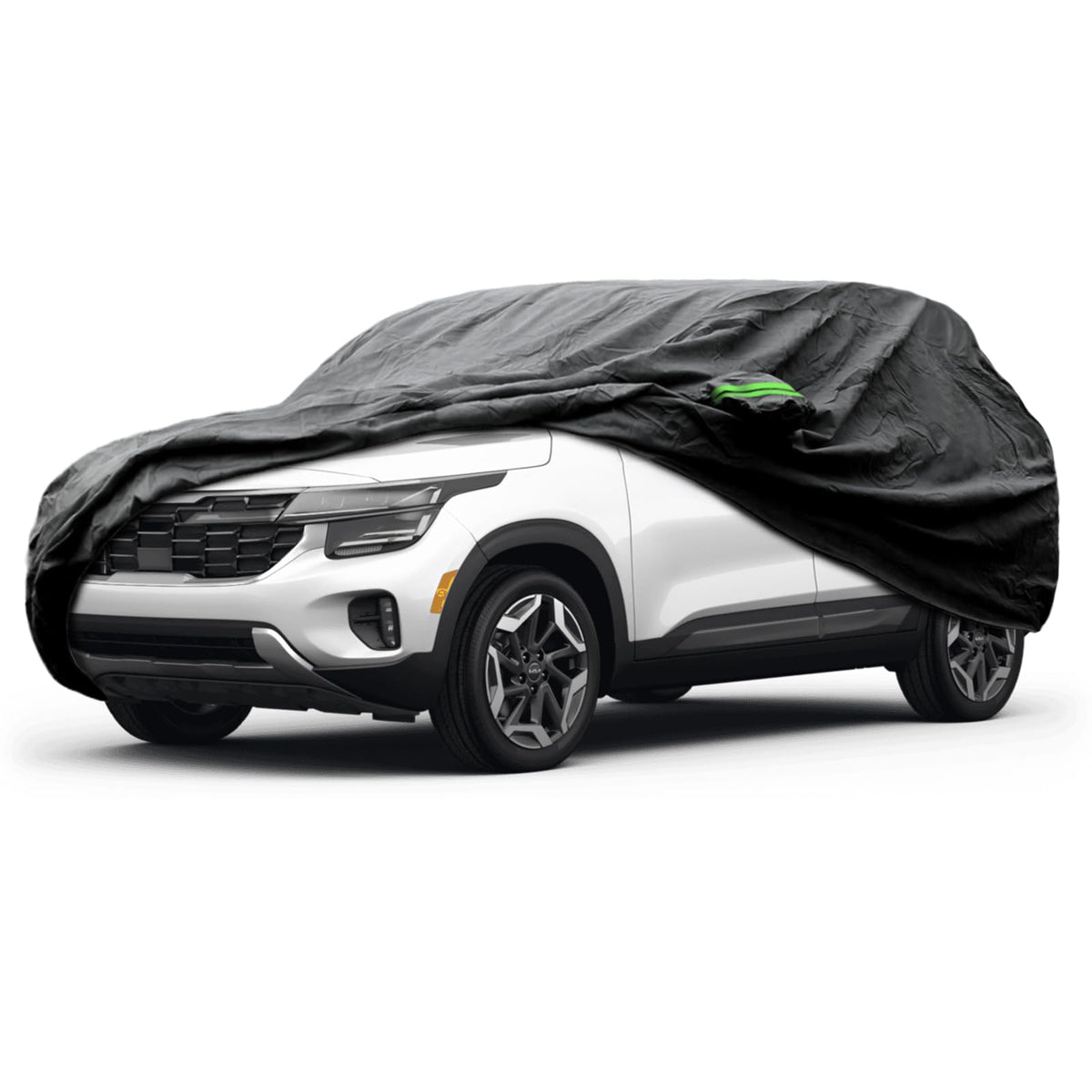 Proadsy Car Cover Custom Fit for Kia Seltos 2021-2025 2026, Waterproof All Weather for Automobiles, Full Exterior Cover Rain Snow Sun Protector Indoor Outdoor Car Cover