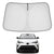 Proadsy Front Windshield Sun Shade Foldable Sunshade Protector Custom Fit 2018-2023 Toyota CH-R C-HR CHR, XLE Premium CUV Winter Accessories 2025 Upgrade