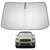Proadsy 2025 Upgrade Windshield Sun Shade Custom Fit 2019-2023 Lincoln Nautilus 4-Layer Foldable Front Sunshade Protector Sun Visor Blocks UV Rays Keep Car Cooler