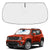 Proadsy Custom Fit Jeep Renegade 2015-2024 2025 Windshield Sun Shade 4-Layer Foldable Front Sunshade Protector Sun Visor Blocks UV Rays Keep Car Cooler