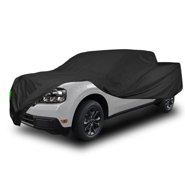 Proadsy Upgrade Car Cover for 2021-2024 2025 Ford Maverick, Waterproof All Weather for Automobiles, Windproof Snowproof Rain Hail Sun UV Protection Full Outdoor Indoor Exterior Car Covers, Black