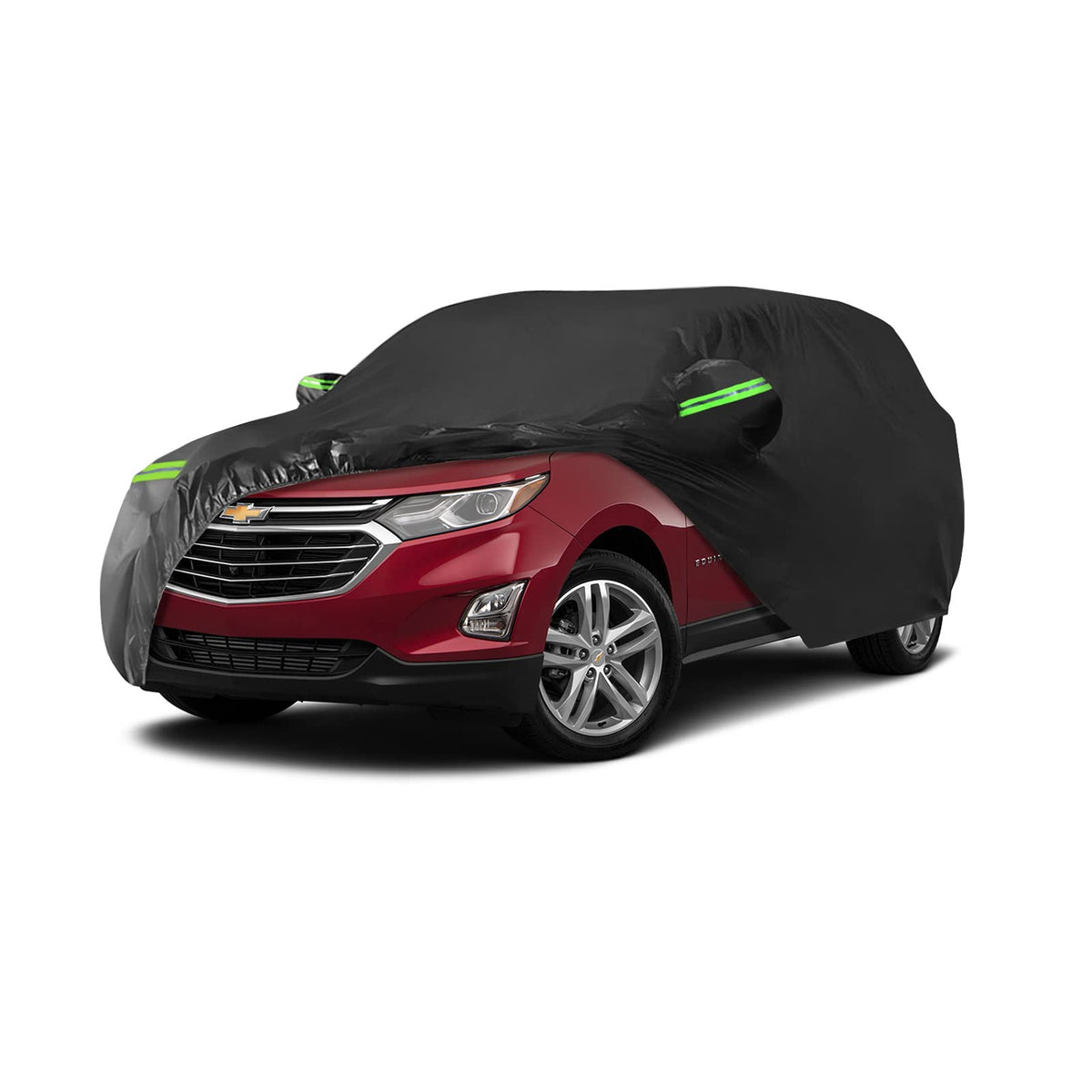 Proadsy 6 Layers Full Car Cover Custom Fit for Chevrolet Chevy Equinox 2005-2024 2025 2026 Windproof All Weather Waterproof Sun Rain UV Dust Snow Protection Outdoor Covers
