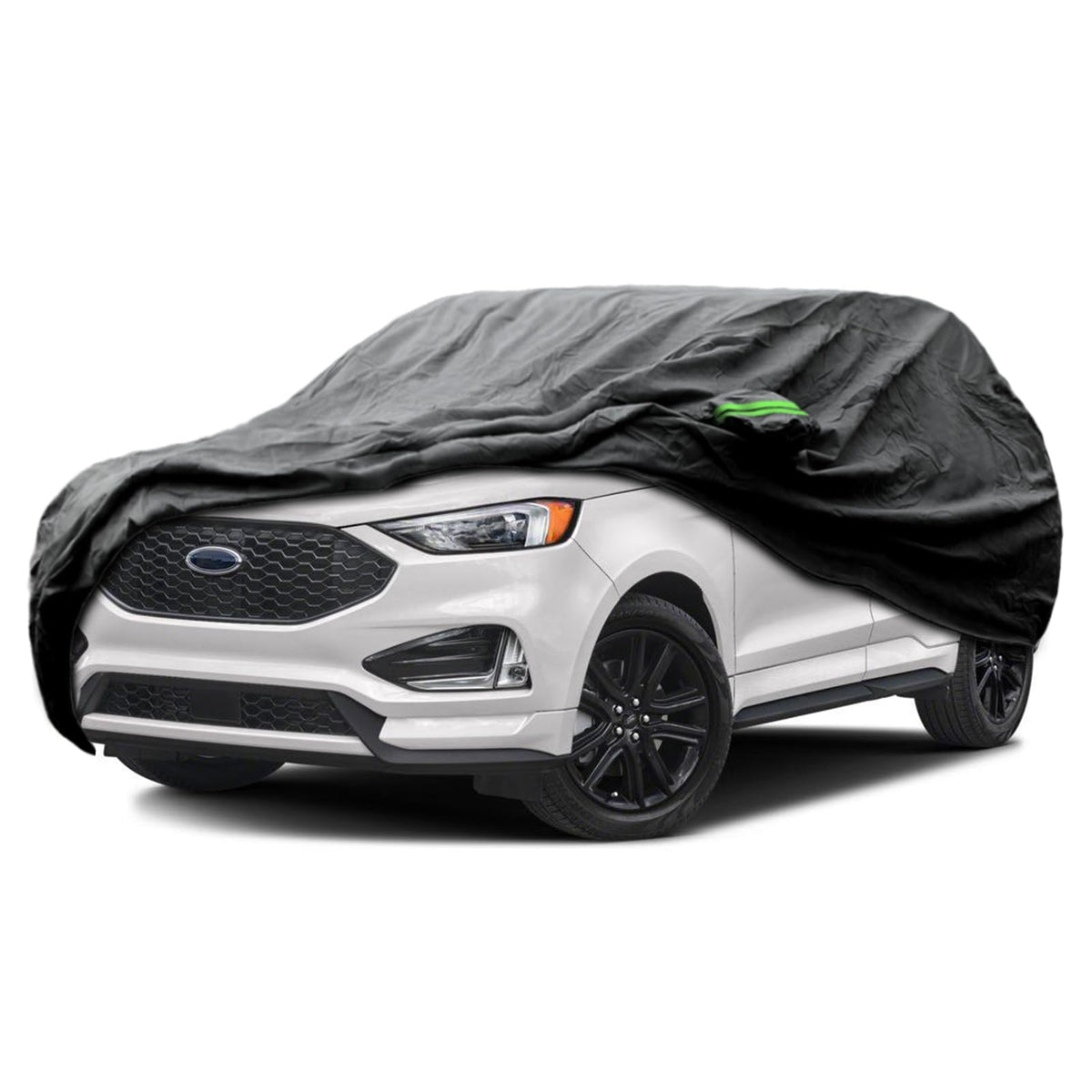 Proadsy 2026 Upgrade Car Cover Custom Fit for Ford Edge 2015-2024, Waterproof All Weather for Automobiles, Full Exterior Cover Rain Snow Sun Protector Indoor Outdoor Car Cover