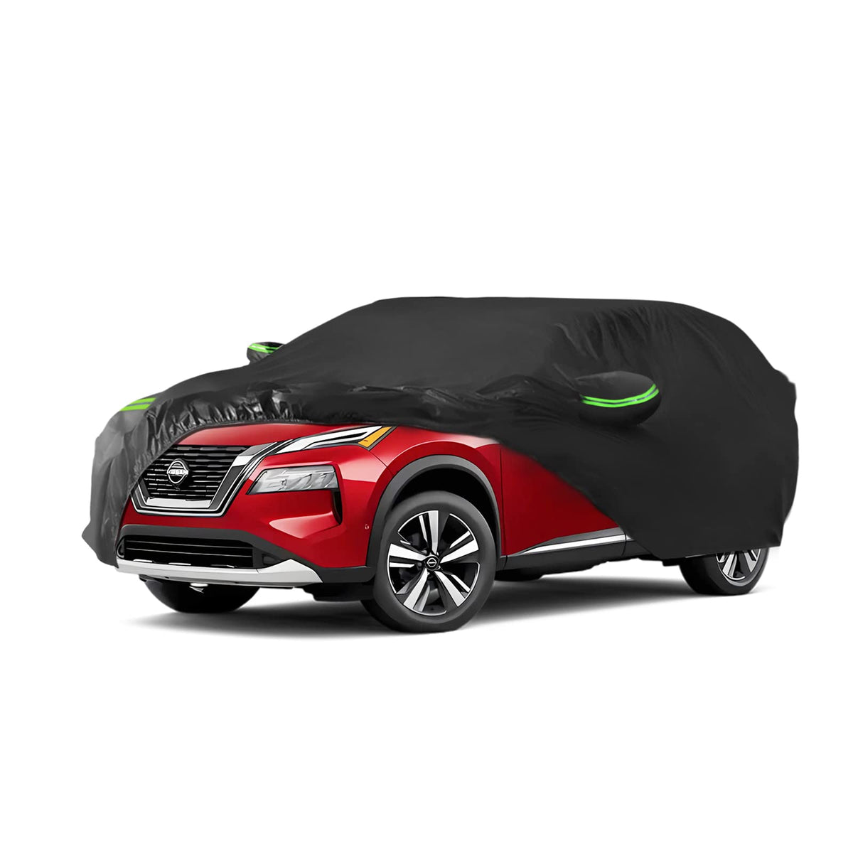 Proadsy Car Cover for Nissan Rogue 2008-2024 2025 2026, Waterproof All Weather, Windproof Snowproof Rain Hail Sun UV Dust Snow Protection Full Outdoor Indoor Exterior Car Covers