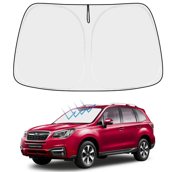 Proadsy Custom Fit Ford Escape 2020-2026 Windshield Sun Shade 4-Layer Foldable Front Sunshade Protector Sun Visor Blocks UV Rays Keep Car Cooler