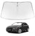 Proadsy 2025 Upgrade Windshield Sun Shade Custom Fit 2014-2020 Audi A3 Foldable Front Sunshade Protector Sun Visor Blocks UV Rays Keep Car Cooler