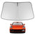 Proadsy 2025 Upgrade Windshield Sun Shade Custom Fit 2017-2023 2024 2025 Porsche Panamera Foldable Front Sunshade Protector Sun Visor Blocks UV Rays Keep Car Cooler