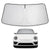 Proadsy 2025 Upgrade Windshield Sun Shade Custom Fit Volkswagen VW Beetle 2012-2019 4-Layer Foldable Front Sunshade Protector Sun Visor Blocks UV Rays Keep Car Cooler
