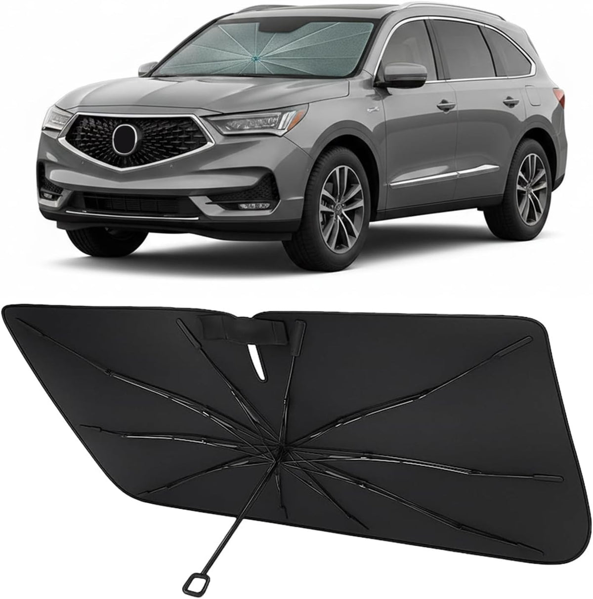Proadsy custom-fit windshield sunshade for MDX Custom-Fit Sun Shades & Covers
