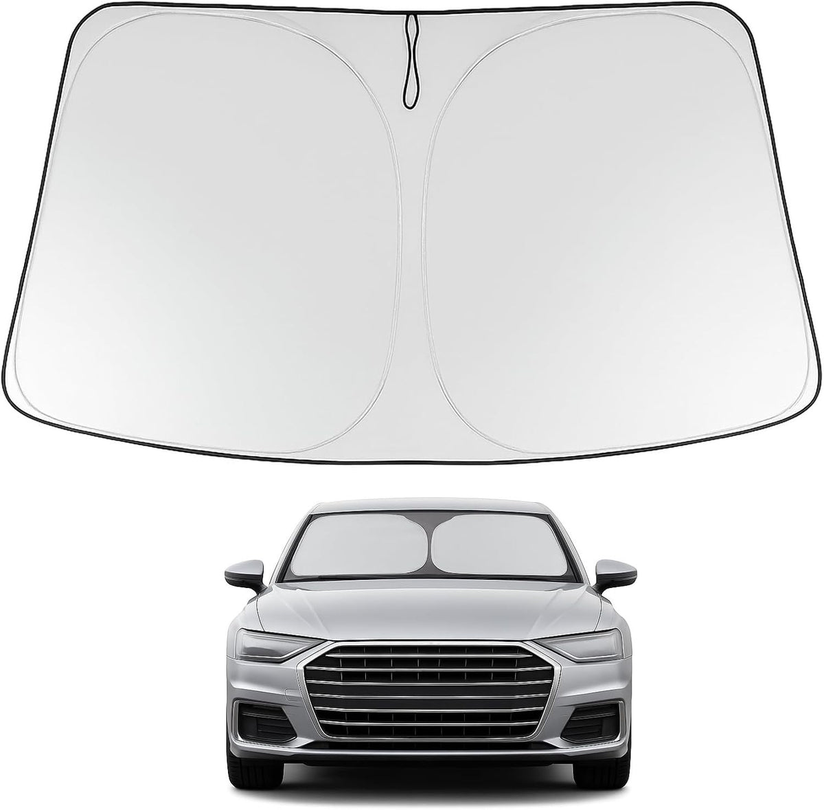 Proadsy custom-fit windshield sunshade for Audi Windshield Sunshades