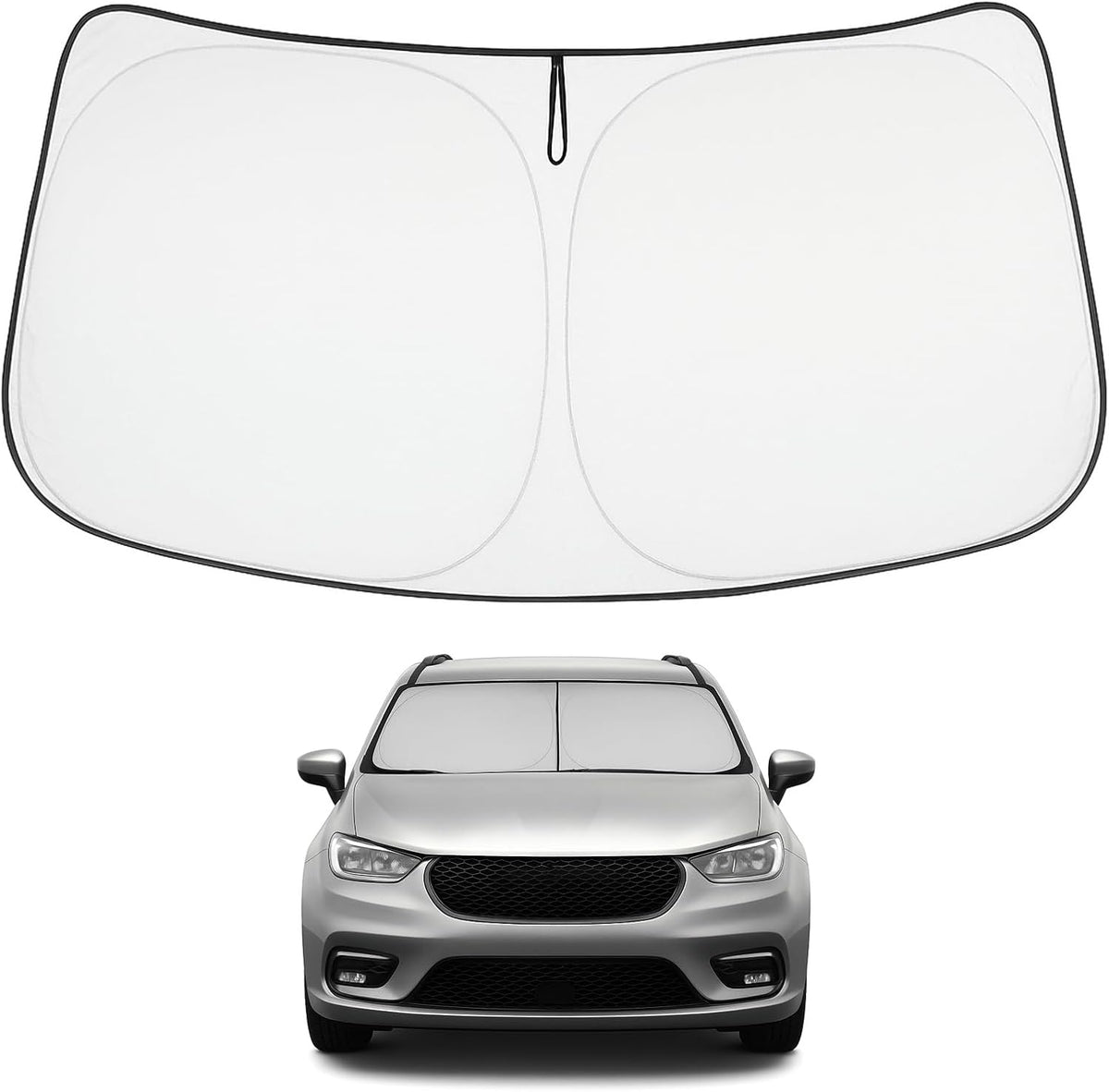 Proadsy custom-fit windshield sunshade for Pacifica Custom-Fit Sun Shades & Covers