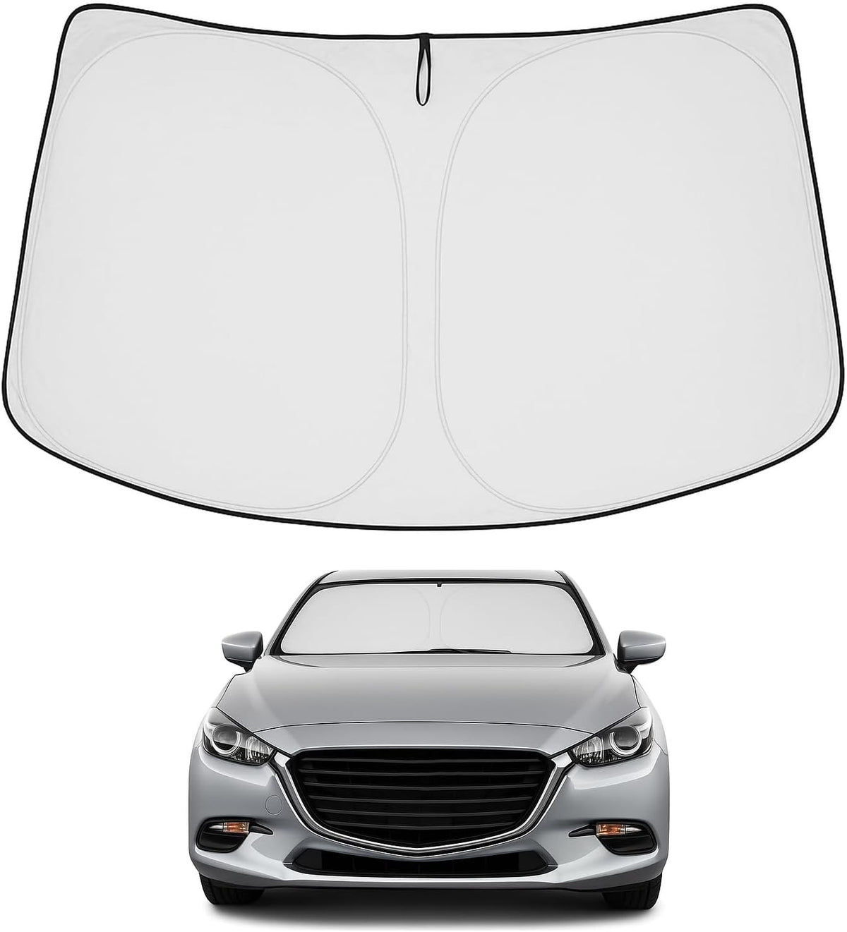 Proadsy custom-fit windshield sunshade for 3 Custom-Fit Sun Shades & Covers