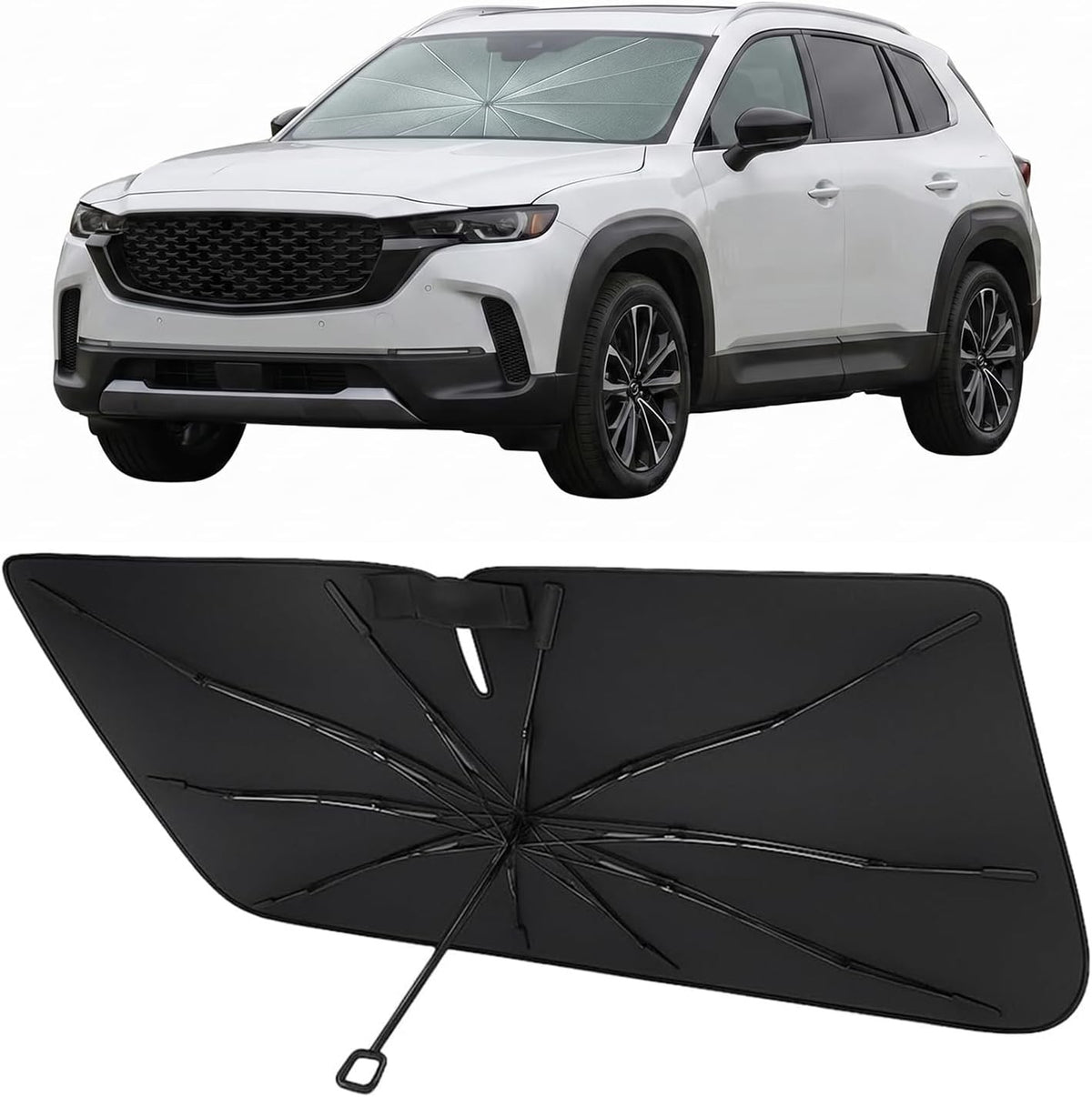 Proadsy custom-fit windshield sunshade for CX-50 Custom-Fit Sun Shades & Covers