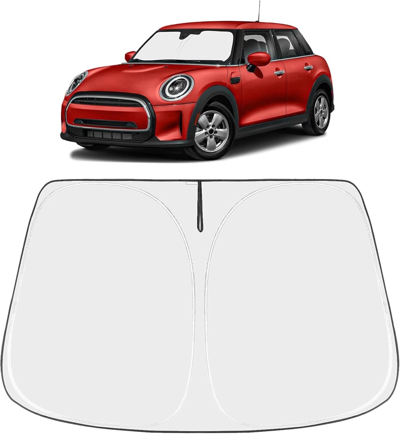 Proadsy custom-fit windshield sunshade for Cooper Custom-Fit Sun Shades & Covers