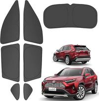 Proadsy 2025 Upgrade Window Shades for Rav4 2019-2024 2025 Side Windows Rear Windshield Triangular Window Sunshade for Baby/Camping Sun UV Rays and Privacy Protection Set of 7