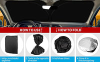 Proadsy Front Windshield Sun Shade Foldable Sunshade Protector Custom Fit 2023 2022 2021 2020 2019 2018 Tiguan Crossover, SUV, Base, Premium, Limited, Touring Accessories 2023 Upgrade