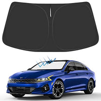 Proadsy 2024 Upgrade Windshield Sunshade Custom for Kia K5 2023 2022 2021 Reflective Heat Sun UV Protector Foldable Front Window Shade Accessories