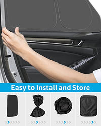 Proadsy Window Sun Shade for Honda Accord 2024 2023 2022 2021 2020 2019 2018 Side Window for Baby/Camping UV Rays and Privacy Protect Upgrade Accessories Set of 7