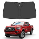 Proadsy for 2016-2023 Toyota Tacoma 2Dr 4Dr Pickup Windshield Sun Shade 4-Layer Foldable Front Sunshade Protector Sun Visor Blocks UV Rays Keep Car Cooler