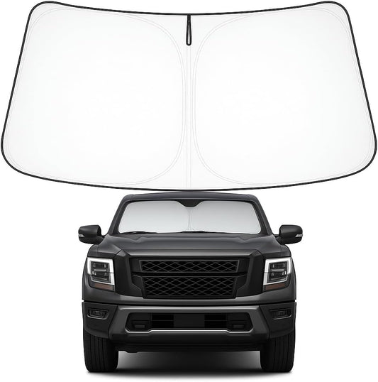 2020-2024 Nissan Titan Windshield Sunshade - Custom Fit Front Windshield Sun Shade
