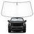 Proadsy 2025 Upgrade Windshield Sun Shade Custom Fit Nissan Titan 2020-2024 2025 4-Layer Foldable Front Sunshade Protector Sun Visor Blocks UV Rays Keep Car Cooler