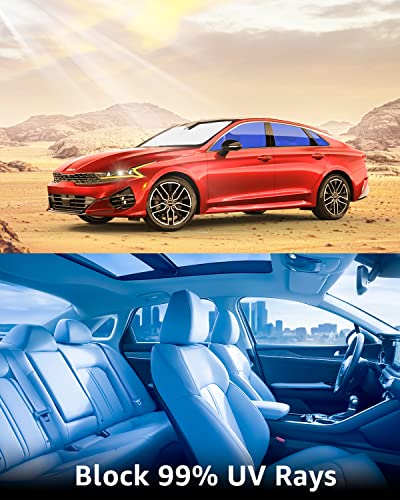 Proadsy 2024 Upgrade Windshield Sunshade Custom for Kia K5 2023 2022 2021 Reflective Heat Sun UV Protector Foldable Front Window Shade Accessories