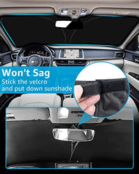 Proadsy 2024 Upgrade Windshield Sunshade Custom for Kia K5 2023 2022 2021 Reflective Heat Sun UV Protector Foldable Front Window Shade Accessories
