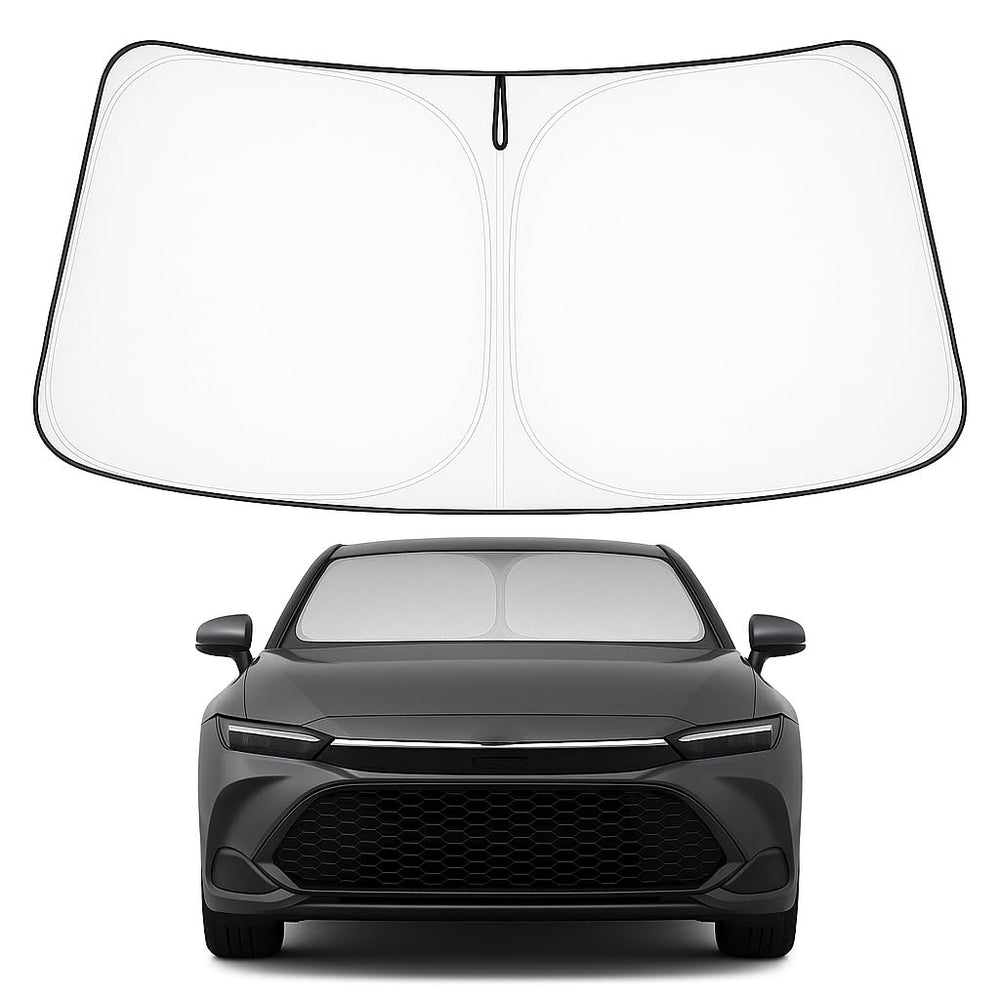 Proadsy 2025 Upgrade Windshield Sun Shade Custom Fit Toyota Crown 2023 2024 2025 Foldable Front Sunshade Protector Blocks UV Rays Keep Car Cooler