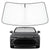 Proadsy 2025 Upgrade Windshield Sun Shade Custom Fit Toyota Crown 2023 2024 2025 Foldable Front Sunshade Protector Blocks UV Rays Keep Car Cooler