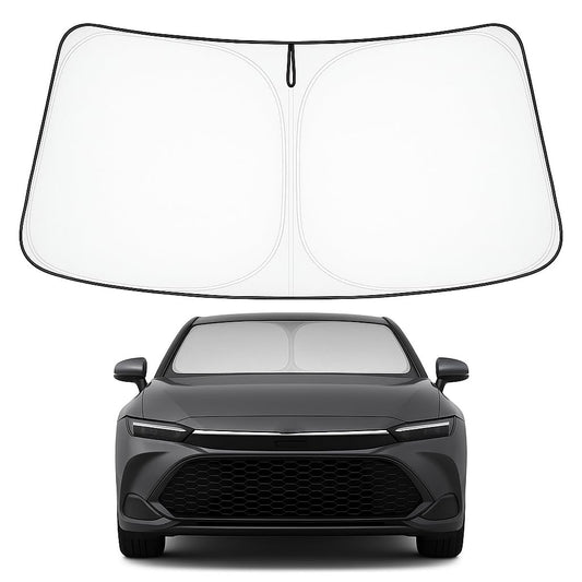 Proadsy 2025 Upgrade Windshield Sun Shade Custom Fit Toyota Crown 2023 2024 2025 Foldable Front Sunshade Protector Blocks UV Rays Keep Car Cooler