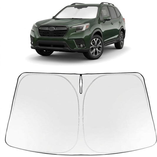 Proadsy Windshield Sun Shade for Forester 2025-2026 Foldable Front Sunshade Protector Sun Visor Blocks UV Rays Keep Car Cooler Accessories