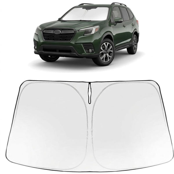 Proadsy Windshield Sun Shade for Forester 2025-2026 Foldable Front Sunshade Protector Sun Visor Blocks UV Rays Keep Car Cooler Accessories