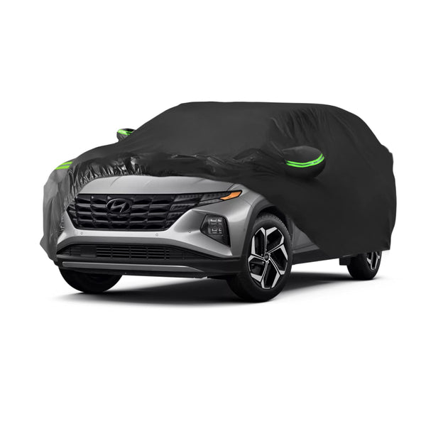 Proadsy Car Cover for Hyundai Tucson 2020-2024 2025 2026, Waterproof All Weather, Windproof Snowproof Rain Hail Sun UV Dust Snow Protection Full Outdoor Indoor Exterior Car Covers