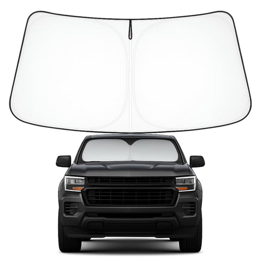 Proadsy Windshield Sun Shade Custom Fit Chevrolet Colorado Pickup Truck 2023 2024 2025 2026 4-Layer Foldable Front Sunshade Protector Sun Visor Blocks UV Rays Keep Car Cooler Accessories