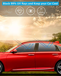 Proadsy Window Sun Shade for Honda Accord 2024 2023 2022 2021 2020 2019 2018 Side Window for Baby/Camping UV Rays and Privacy Protect Upgrade Accessories Set of 7