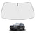 Proadsy Custom Fit Jeep Cherokee 2014-2024 2025 Windshield Sun Shade (Not for Jeep Grand Cherokee) 4-Layer Foldable Front Sunshade Protector Sun Visor Blocks UV Rays Keep Car Cooler