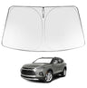 Proadsy Windshield Sun Shade for Chevrolet Blazer 2019–2025 2026 Foldable Front Sunshade Protector Sun Visor Blocks UV Rays Keep Car Cooler