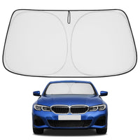 Proadsy 2026 Upgrade Front Windshield Sun Shade Foldable Sunshade Protector Custom Fit 2019-2025 BMW 3-Series 3 Series 330i Luxury, Sport Line, M Sport, M340i Sedan Accessories