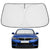 Proadsy 2025 Upgrade Windshield Sun Shade Custom Fit 2019-2024 2025 BMW 3-Series 4-Layer Foldable Front Sunshade Protector Sun Visor Blocks UV Rays Keep Car Cooler