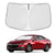 Proadsy Custom Fit Chevrolet Malibu 2016-2024 2025 Windshield Sun Shade 4-Layer Foldable Front Sunshade Protector Sun Visor Blocks UV Rays Keep Car Cooler