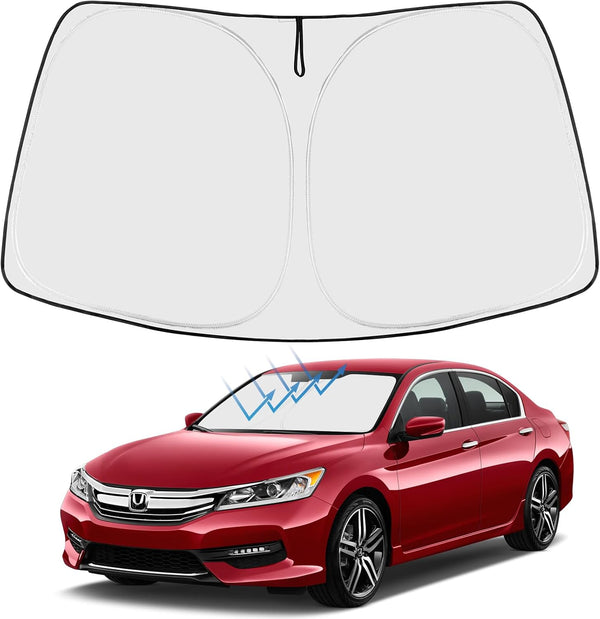 2014-2017 Honda Accord Windshield Sunshade - Custom Fit Front Windshield Sun Shade