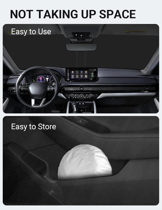 2023-2024 Honda Accord custom-fit sunshade - folded compact